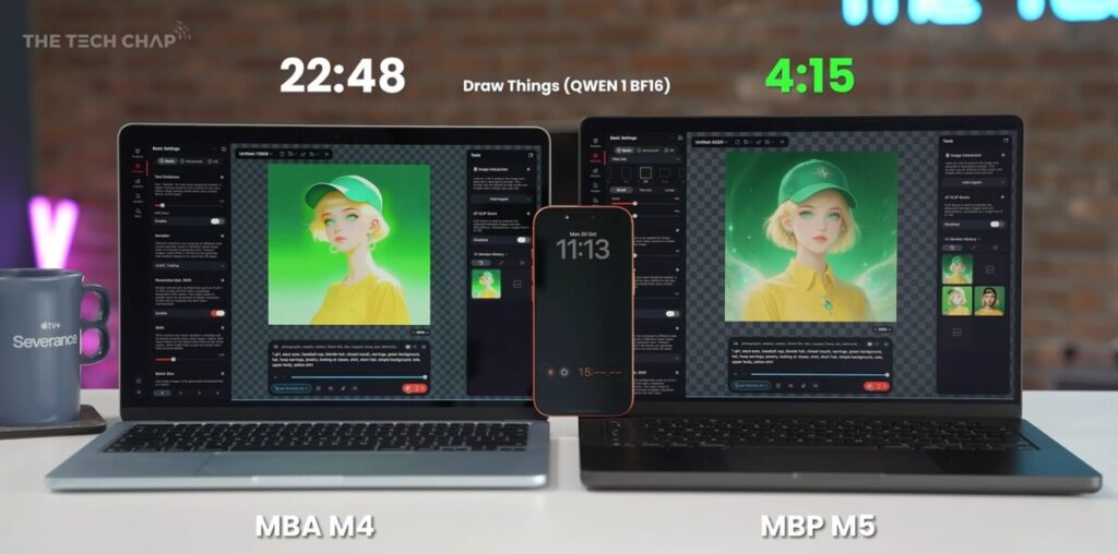 Apple M5 surpreende em jogos: até 290% mais rápido que o M4 em Cyberpunk 2077 com Ray Tracing