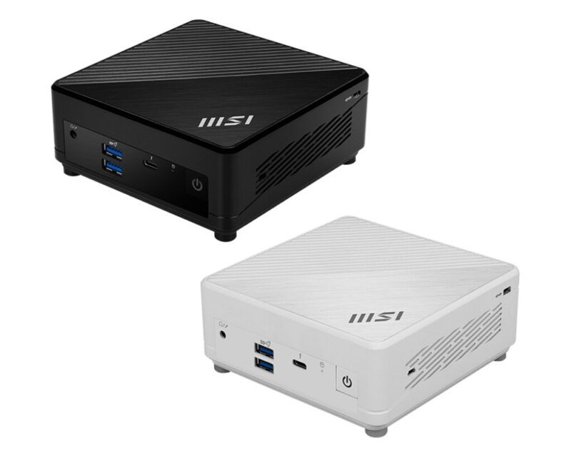 Novo mini PC da MSI vem em preto ou branco