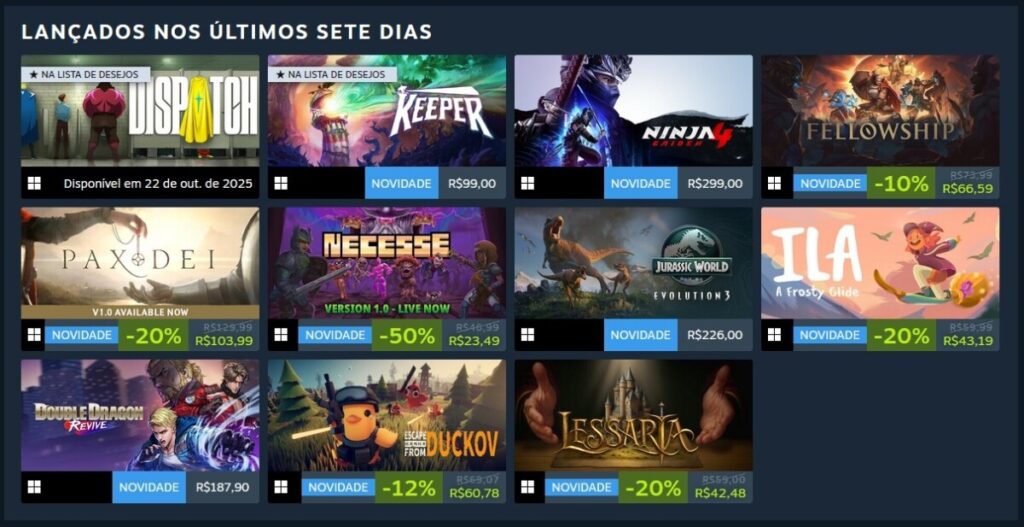 Steam ganha Calendário Pessoal para você acompanhar melhor lançamentos