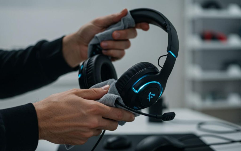 Como limpar headset