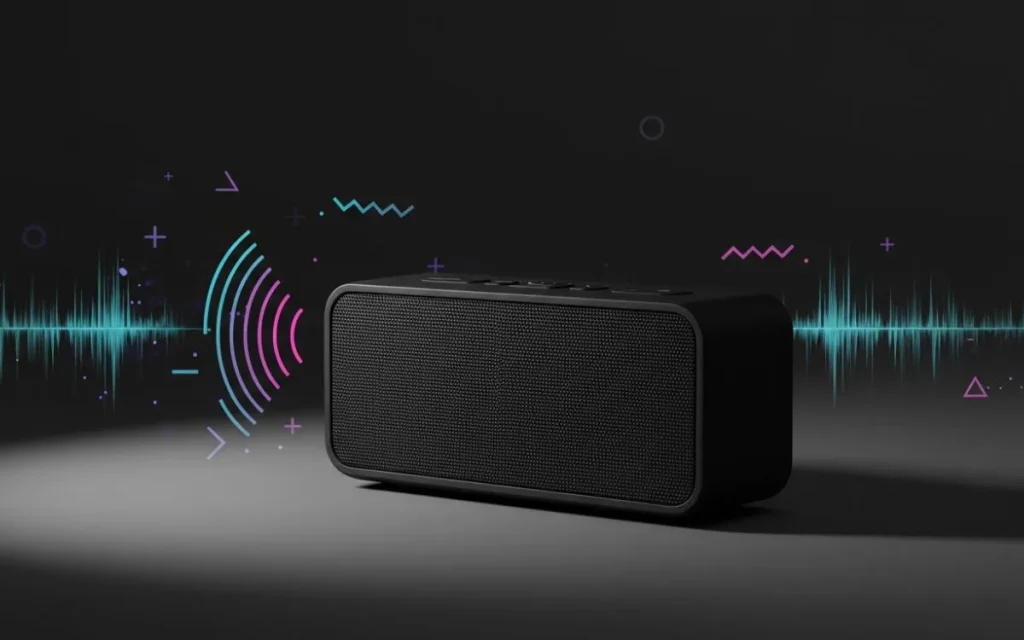 caixa de som chiando