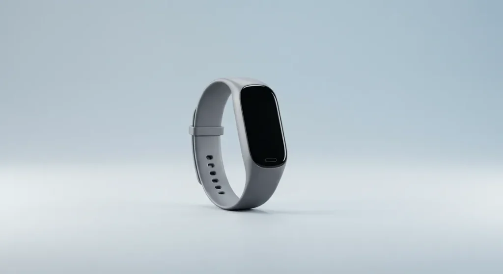 Fx Clean minimal shot of Samsung Galaxy Fit3 against solid color background with subtle gradients 2