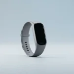 Fx Clean minimal shot of Samsung Galaxy Fit3 against solid color background with subtle gradients 2