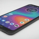 Fx Clean product photography of Motorola Moto G75 on seamless white background with professional lighting setup highlighting every design detail 1