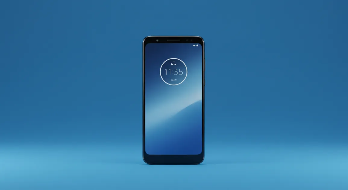 Fx Minimalist composition featuring Motorola Moto G75 as the central focus on a solid colored background with perfect studio lighting 2