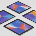 Fx Multiple angle view composition of Xiaomi Redmi Pad SE 11 tablets arranged artistically studio photography with perfect lighting 1
