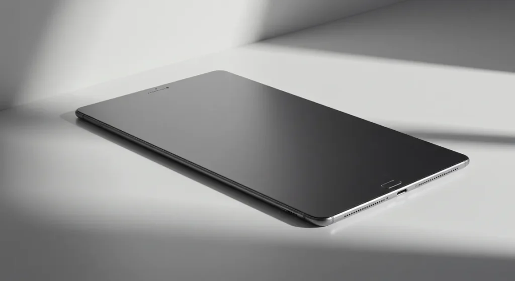 Fx Artistic product shot of Samsung Galaxy Tab S6 with geometric shadows and clean lines 3