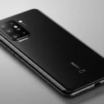 Fx Back view of Xiaomi Redmi Note 13 Pro Plus 5G highlighting the camera island design and Redmi branding professional product shot with soft shadows 3