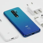 Fx Clean product shot of Xiaomi Redmi Note 13 Pro Plus 5G with accessories nearby professional e commerce style photography 4