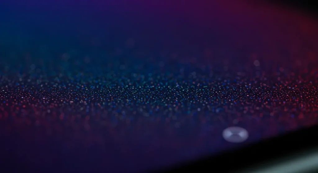 Fx Close up macro shot of the Xiaomi Mi Pads display showing incredible detail and color accuracy with professional lighting 1