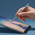 Fx Dynamic photography of Samsung Galaxy Tab S10 FE with S Pen mid air capture showing precision stylus 4