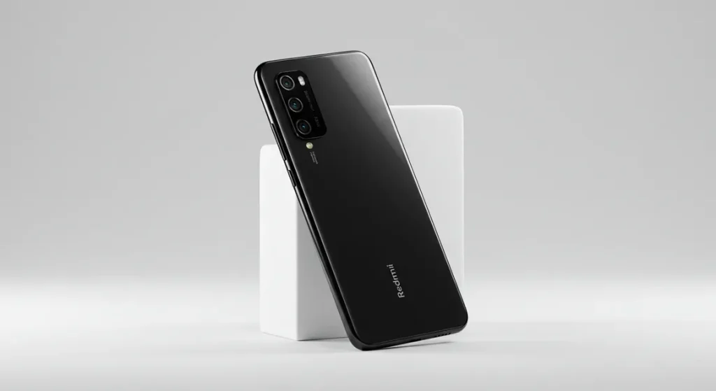 Fx Minimalist composition featuring Xiaomi Redmi Note 13 Pro Plus 5G as hero product clean lines and professional studio lighting setup 1