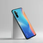 Fx Minimalist composition featuring Xiaomi Redmi Note 13 Pro Plus 5G as hero product clean lines and professional studio lighting setup 4