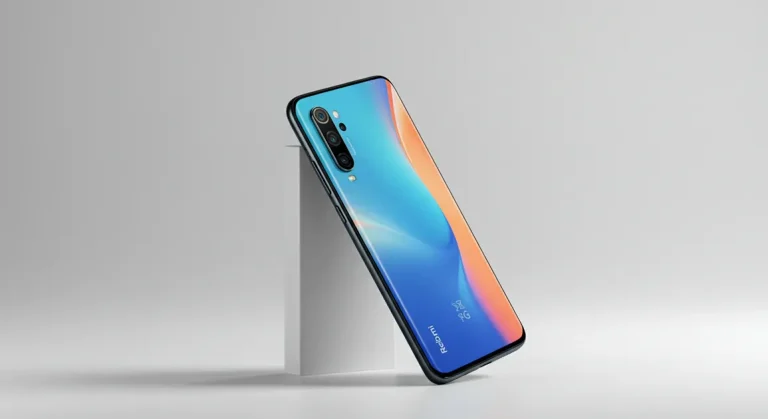 Fx Minimalist composition featuring Xiaomi Redmi Note 13 Pro Plus 5G as hero product clean lines and professional studio lighting setup 4