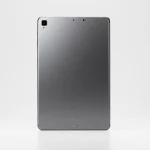 Fx Minimalist product photography of Samsung Galaxy Tab S10 FE centered on pure white seamless background 4