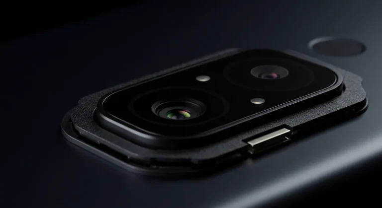 Fx Motorola Edge 60 Fusion 5G close up of camera module with professional depth of field realistic macro detail 2
