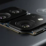 Fx Motorola Edge 60 Fusion 5G close up of camera module with professional depth of field realistic macro detail 4