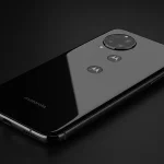 Fx Motorola Edge 60 Fusion 5G smartphone photographed on dark textured background professional product lighting 1