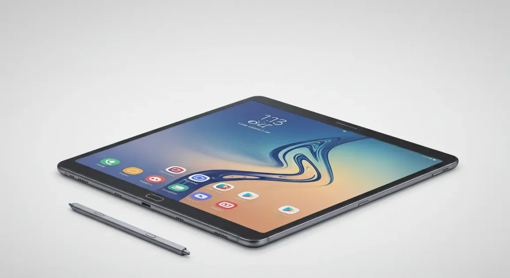 Fx Professional catalog style photo of Samsung Galaxy Tab S6 with perfect color accuracy 3