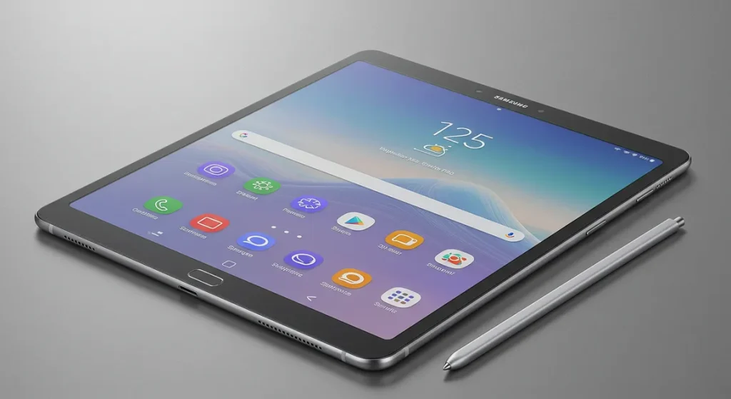 Fx Professional catalog style photo of Samsung Galaxy Tab S6 with perfect color accuracy 4