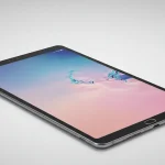 Fx Professional product photography of Samsung Galaxy Tab S10 FE on white background with soft studio lighting and minimal shadows 3