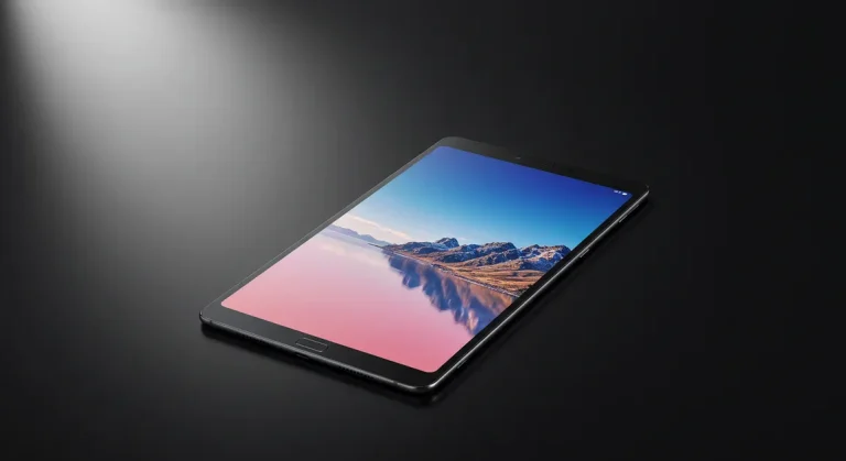 Fx Professional product photography of Samsung Galaxy Tab S10 FE with graduated background lighting 4