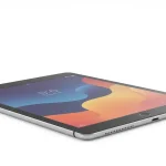 Fx Professional product photography of a Xiaomi Mi Pad at a 45 degree angle on a clean white background with soft shadows and studio lighting 1