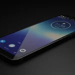 Fx Professional studio lighting capturing Motorola Edge 60 Fusion 5G lying flat with screen reflections ultra sharp 1