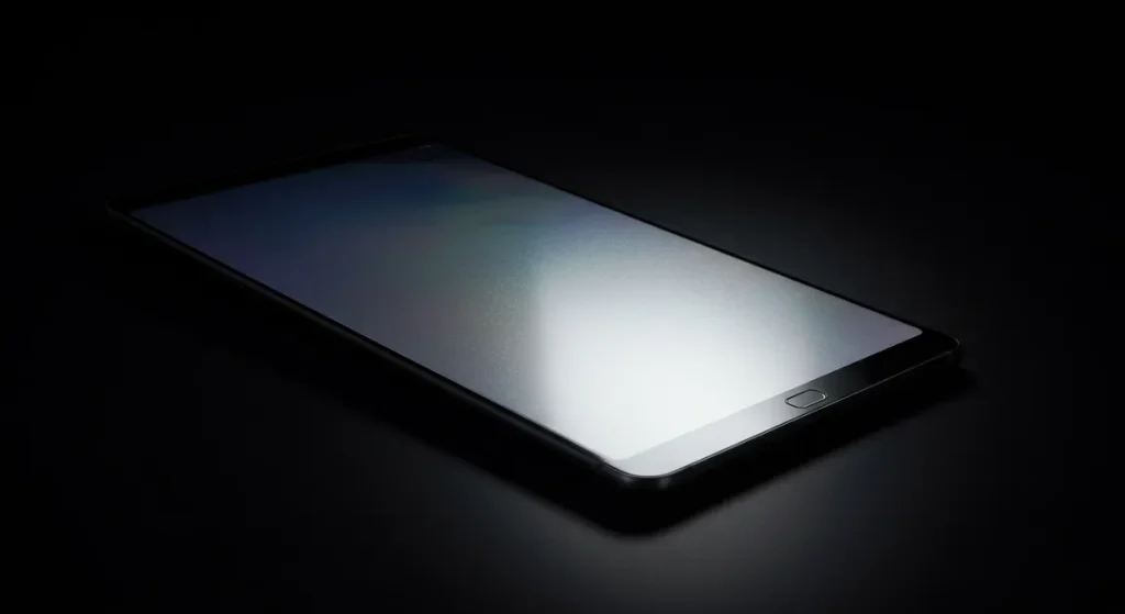 Fx Professional studio photography of Samsung Galaxy Tab S10 FE with dramatic side lighting and shadows 1
