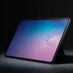 Fx Professional studio photography of Samsung Galaxy Tab S10 FE with dramatic side lighting and shadows 3