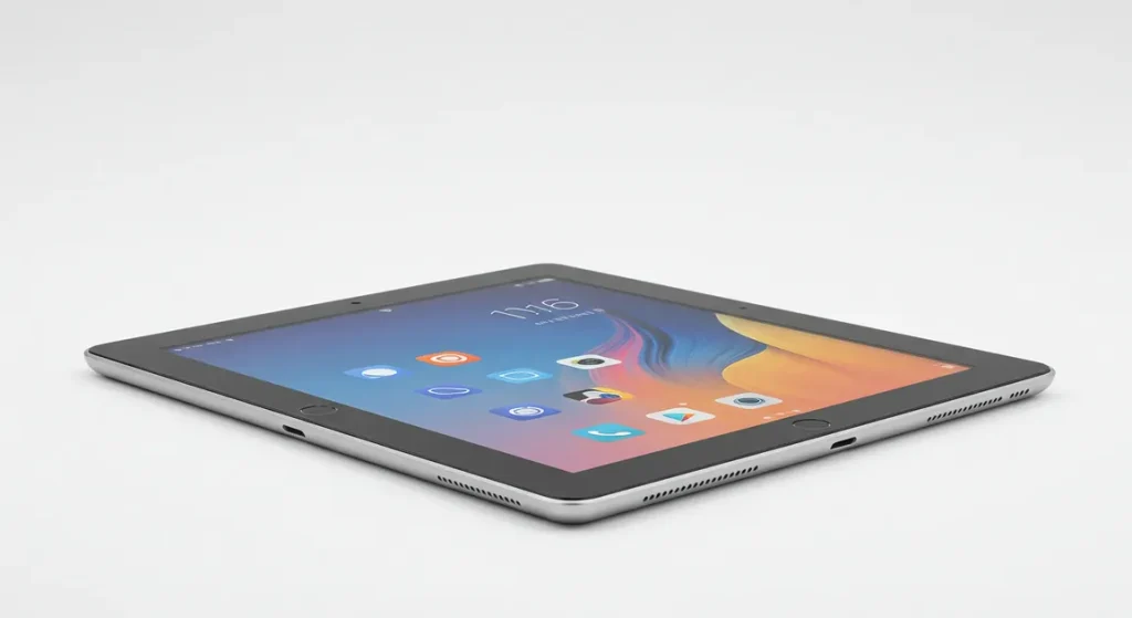 Fx Professional studio shot of a Xiaomi Mi Pad with clean white background perfect lighting and focus on the devices premium construction 2