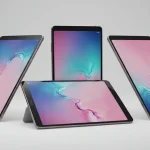 Fx Samsung Galaxy Tab S10 FE with multiple viewing angles showing versatility and design aesthetics 4