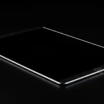 Fx Samsung Galaxy Tab S6 on sleek black surface with dramatic rim lighting 4