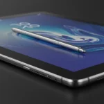 Fx Samsung Galaxy Tab S6 photographed from low angle emphasizing its premium design 2