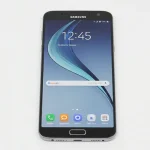 Fx Samsung Galaxy device captured from above showing the complete front screen design 3