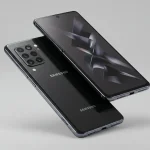 Fx Samsung Galaxy device positioned at 45 degree angle showing both front and side profiles 3