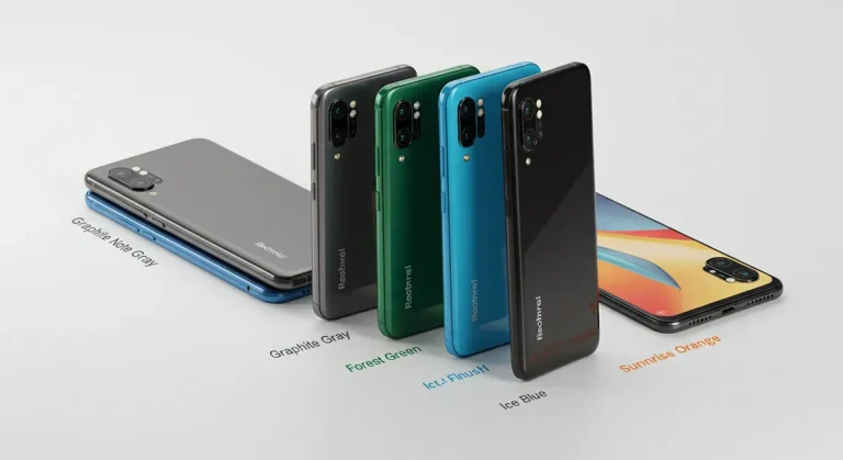 Fx Side by side comparison of Xiaomi Redmi Note 13 Pro Plus 5G in all available colors clean arrangement on white surface 3