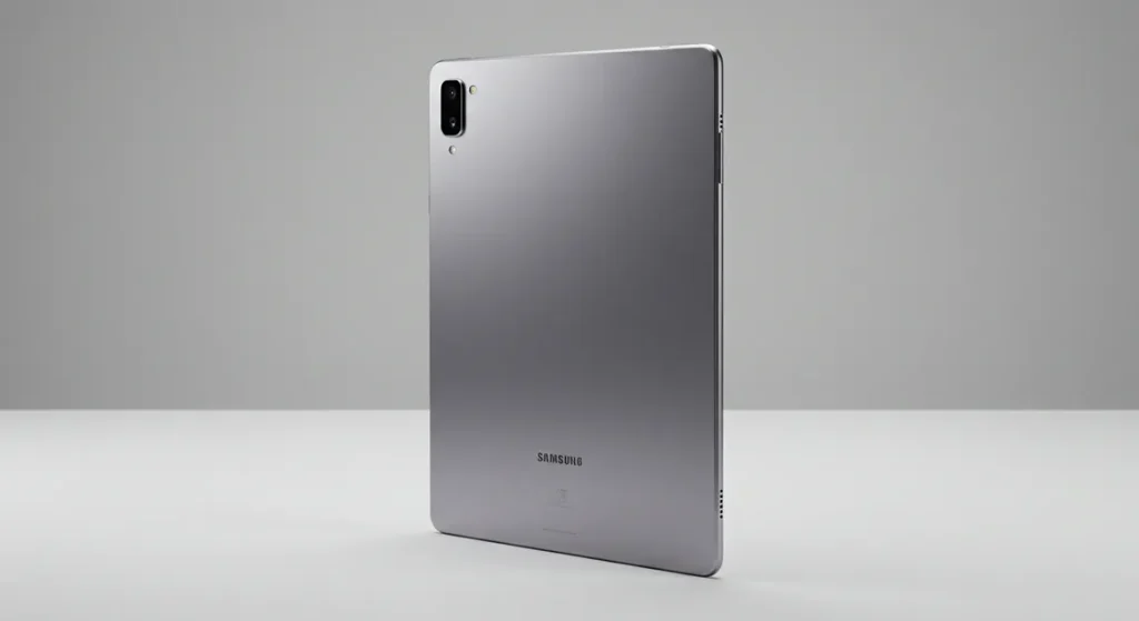 Fx Studio photography of Samsung Galaxy Tab S10 FE highlighting sleek profile and contemporary design language 4