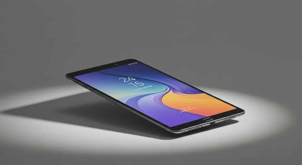 Fx Studio shot of Samsung Galaxy Tab S6 with professional three point lighting setup 2