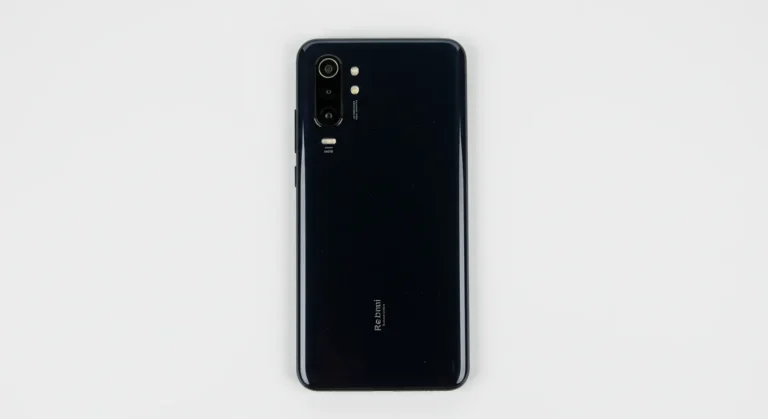 Fx Top down view of Xiaomi Redmi Note 13 Pro Plus 5G showing full device dimensions and proportions professional overhead photography 3