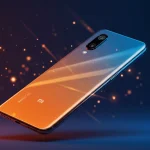 Fx Xiaomi Redmi Note 13 Pro Plus 5G floating in mid air with dynamic lighting effects showcasing the phones sleek profile and modern design 1