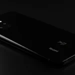 Fx Xiaomi Redmi Note 13 Pro Plus 5G in black color with subtle reflection on glossy surface emphasizing premium build and materials 3