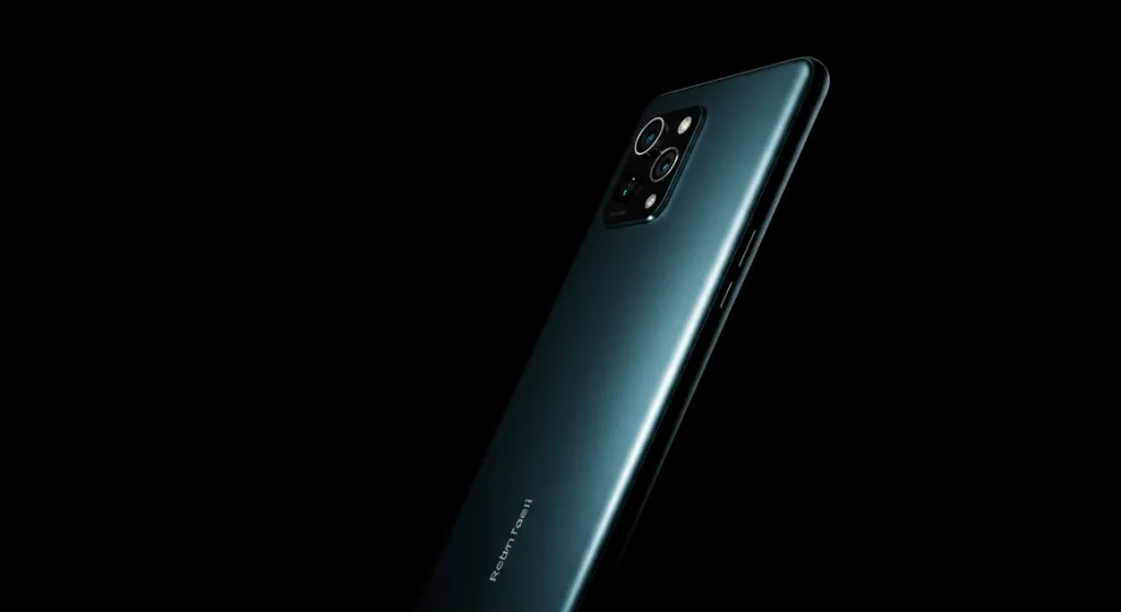 Fx Xiaomi Redmi Note 13 Pro Plus 5G positioned vertically with dramatic side lighting creating strong shadows emphasizing the phones premium texture and finish 2