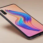 Fx Xiaomi Redmi Note 13 Pro Plus 5G screen showing high resolution display quality phone tilted at optimal viewing angle studio lighting 3