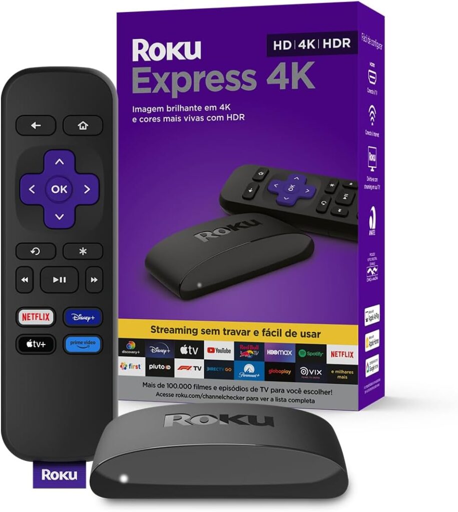 Análise Roku Express 4K: descubra como transformar sua TV em um cinema em casa 1 61OR41c5G2L. AC SL1200