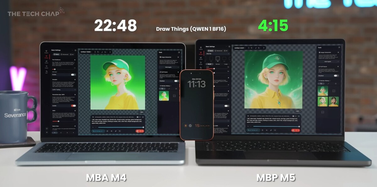 Apple M5 surpreende em jogos: até 290% mais rápido que o M4 em Cyberpunk 2077 com Ray Tracing