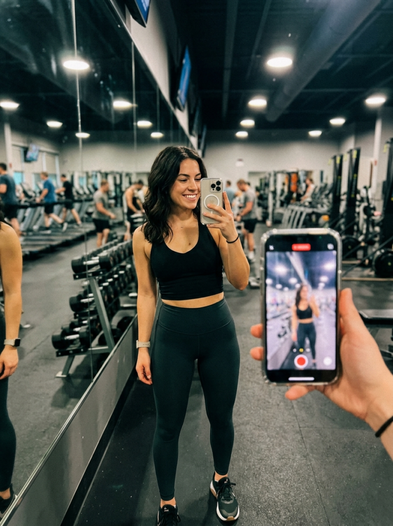 Woman recording social media story 202606020926