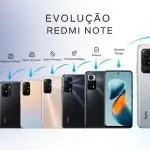 Evolução da linha Redmi Note até o Xiaomi Redmi Note 14